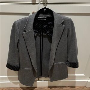 Bailey 44 Charcoal Blazer with Striped Lining